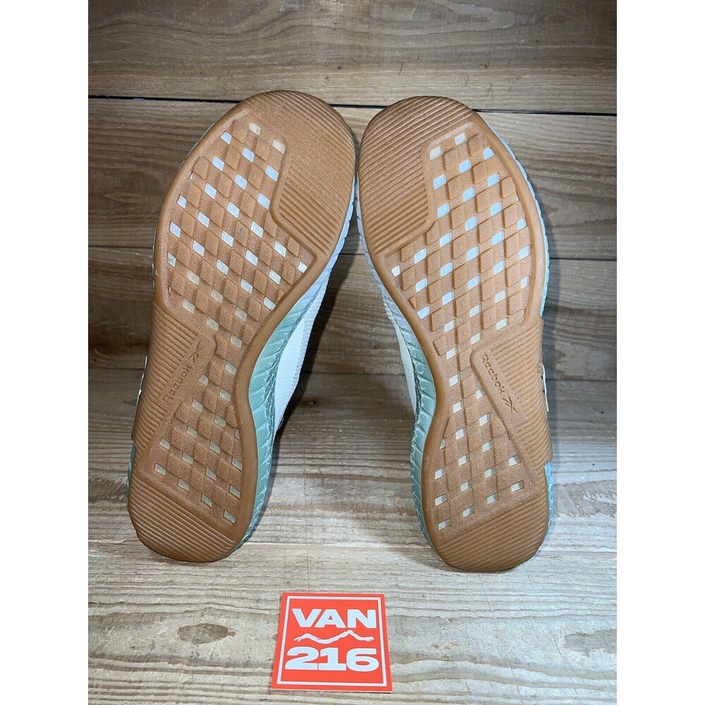 NEW SZ 10-11.5: Men’s Reebok FLASHFILM Cross Training Shoes: Green & White - Picture 8 of 8